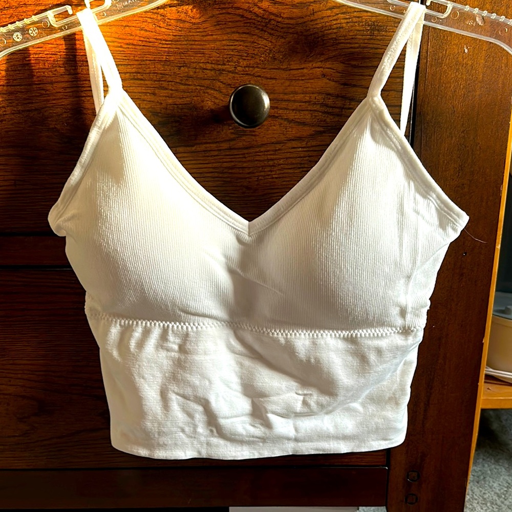 4pk active built in bra crop